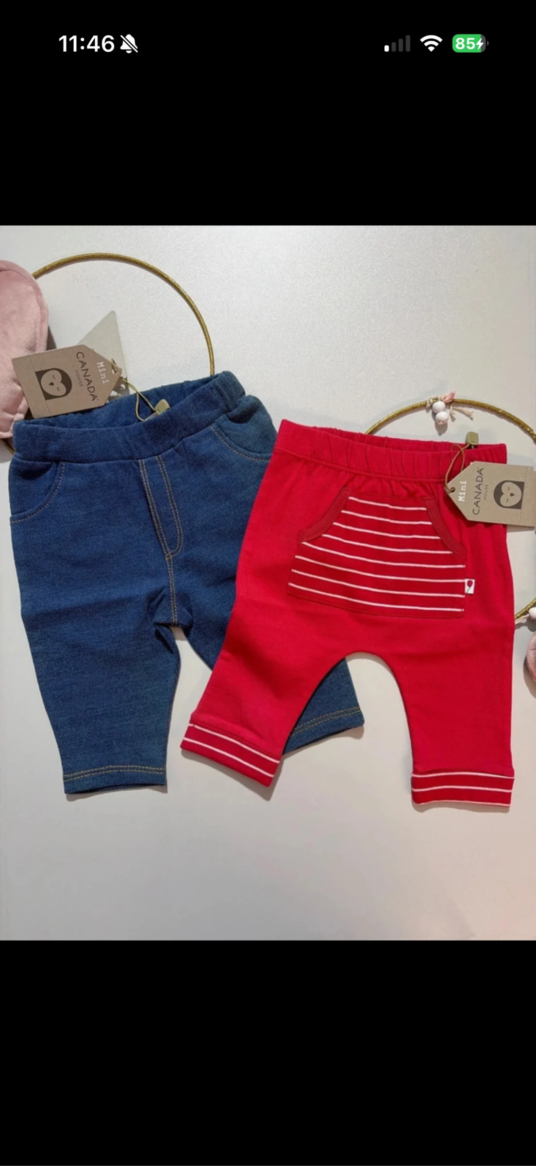 Lot of 2 baby pants – new - size 1/3 months – photo 4